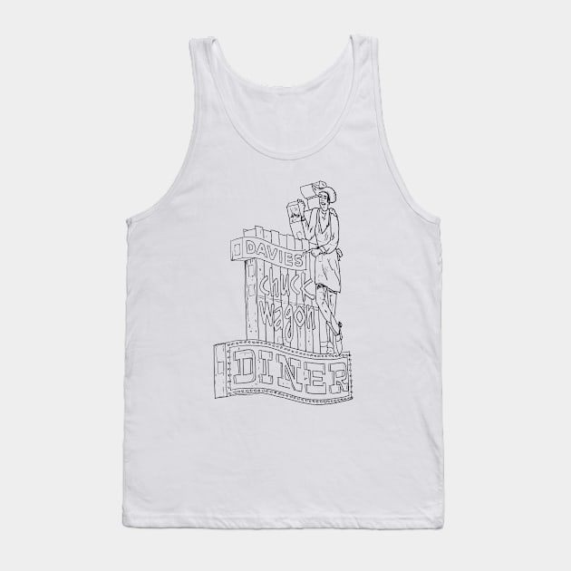 Colfax Study - Davies Chuck Wagon Diner Tank Top by minkatools